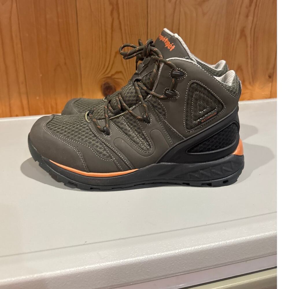 Propet Veymont Waterproof Hiking Boot Gunsmoke & Orange Men's Size 11.5